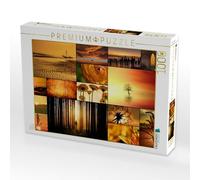 Puzzle · Coucher de Soleil | 1000 pièces · Format assemblé 64 × 48 cm · CALVENDO Puzzle