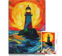 Puzzle Coucher de Soleil 1000 pièces - Jeu de développement cognitif Amusant - Cadeau spécial et attentionné - Dimensions 38x52cm