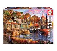 Puzzle COUCHER DE SOLEIL SUR LE PORT