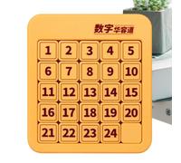 Puzzle Coulissant | Jeux de Casse-tête Magnétiques à Chiffres - Jouets de Blocs d'Intelligence | pour Adultes Voyage Camping Anniversaire