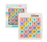 Puzzle coulissant numérique magnétique - Jeu éducatif de sport de réflexion avec blocs d'intelligence compacts, difficiles pour l'apprentissage logique | Portes coulissantes pour , voyage