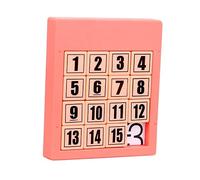 Puzzle Coulissant Numérique Rose en Abs, Jeu Éducatif pour Garçon et Filles | Mécanisme à Glisser, Reconnaissance des Formes, Usage Maison et Classe, Lot de 1 Pièce