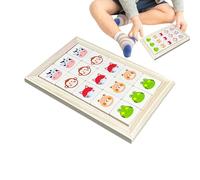 Puzzle coulissant pour enfants - Puzzle animal en bois et jeu de patience - Jeu de puzzle logique - Pour adultes et enfants ainsi que pour les filles et les adolescentes comme jeux de fête