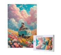 Puzzle Couple 4000 Pièces Adultes, Puzzles Classiques Art Paysage avec Boîte d'emballage et Photos de Référence, Relaxation/Soulagement du Stress/Jeux Amusants, DIY Creatif Cadeau pour Femme 2T-1509