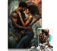 Puzzle Couple Homme 1000 pièces pour Adolescents, Jeu Stimulant et Jeu Familial avec pièces entièrement emboîtables de Formes aléatoires 38x26cm