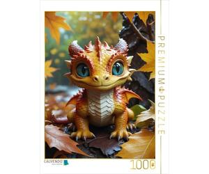Puzzle · Couronne d'automne | Des dragons enchantés : Petits miracles · 1000 pièces · Format assemblé 64 × 48 cm · CALVENDO Puzzle