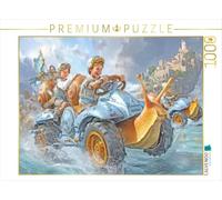 Puzzle · Course de Chars tirés par des escargots | Joie et beaucoup de plaisir · 1000 pièces · Format assemblé 64 × 48 cm · CALVENDO Puzzle