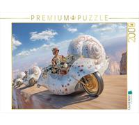 Puzzle · Course de Chars tirés par des escargots | Une conduite au design élégant inspiré de l'escargot · 2000 pièces · Format assemblé 90 × 67 cm · CALVENDO Puzzle