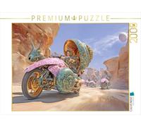 Puzzle · Course de Chars tirés par des escargots | Une voiture de course exclusive en forme d'escargot · 2000 pièces · Format assemblé 90 × 67 cm · CALVENDO Puzzle