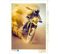 Puzzle · Course de Moto dans Le désert | En route à bonne vitesse · 1000 pièces · Format assemblé 64 × 48 cm · CALVENDO Puzzle