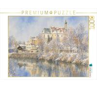 Puzzle · Couvent franciscain de Füssen-sur-Lech | Scène ernale au bord du Lech · 1000 pièces · Format assemblé 64 × 48 cm · CALVENDO Puzzle