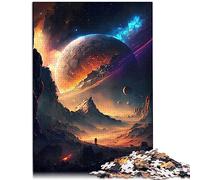 Puzzle Crack Planet Landscape 1000 pièces Puzzles en Bois Convient aux Adultes et aux Adolescents de 12 Ans et Plus Jeu éducatif Taille: 50x75cm