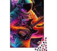 Puzzle Créatif 1000 Pièces Astronaute Couleur Rectangle Jouet Éducatif Adultes 1000 Pièces (75x50cm)
