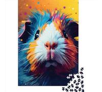 Puzzle créatif 500 pièces Cochon d'Inde Couleur Puzzle rectangulaire Jouet éducatif Cadeau pour Adultes 500 pièces (52 x 38 cm)