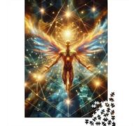 Puzzle créatif de 1000 pièces, puzzle du Dieu d'or, puzzle rectangulaire, jouet éducatif, cadeaux de Noël pour adultes, 1000 pièces (38 x 26 cm)
