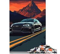 Puzzle créatif en Bois représentant Une Voiture de Sport, idéal comme Cadeau d'anniversaire pour Femme ou Homme, 1 500 pièces (85 x 57 cm)