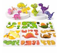 Puzzle Créatif en Papier D'insecte 3D À Faire Soi-même, Puzzles d'animaux 3D Éducatifs for Enfants, Assemblage sans Colle, Activité, Salle De t Divertissement en Famille(B)