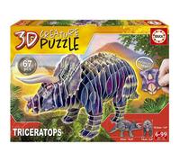 Puzzle Educa Triceratops 3d Creature