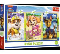 PUZZLE CREFL 3x50 Nos chiens /Paw Patrol 34878