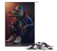 Puzzle Crocodile Dancer 1000 pièces en Papier pour Adultes et Enfants à partir de 12 Ans. Puzzle Familial Amusant 1000 pièces (38 x 26 cm).