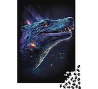 Puzzle Crocodile Galaxy Art, Casse-tête en Carton 100% recyclé, pour Enfants et Adultes à partir de 12 Ans, Cadeaux de Noël, 1 000 pièces (38 x 26 cm)