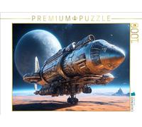 Puzzle · Croiseur interstellaire du Futur | Vaisseaux spatiaux et ovnis · 1000 pièces · Format assemblé 64 × 48 cm · CALVENDO Puzzle