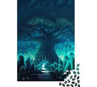 Puzzle Crystal Tree 500 pièces pour Adultes, Puzzle rectangulaire créatif en Bois, Jeu de réflexion, 500 pièces (52 x 38 cm)