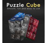 Puzzle cube 3x3 des éléments chimiques, outil éducatif de mathématiques et de chimie, robuste et lisse, hautement éducatif pour améliorer vos compétences, rentrée scolaire ABS
