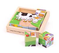 Bigjigs Toys Puzzle cube Animaux