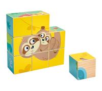 Puzzle cube animaux de la jungle
