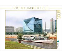 Puzzle · Cube Berlin à la Gare Centrale de la Capitale Allemande | Immeuble de bureaux en forme de cube sur la Washingtonplatz · 1000 pièces · Format assemblé 64 × 48 cm · CALVENDO Puzzle