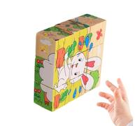 Puzzle Cube en Bois, Jouet de précoce, Jouet de Puzzle interactif, pour, Filles, garçons, Maison, école, Salle de hambre d'enfant, Lieu d'apprentissage, Salle de Jeux