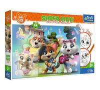 PUZZLE CUBES 24 SUPERMAXI Rados.chats Arc-en-ciel 41011