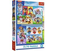 PUZZLE CUBES 2x70 règles de la Pat' Patrouille 34441