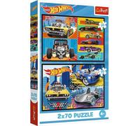 PUZZLE CUBES 2x70 Voitures / Hot Wheels 34442