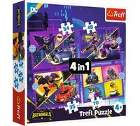 PUZZLE CUBES 4en1 Apprenez à connaître Batwheels /Warner 34658