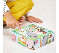 Puzzle Cubes animaux de la ferme 9 pcs Janod
