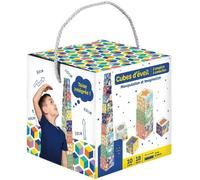 Puzzle Cubes - WDK PARTNER - 10 pièces - Éveil - Chiffres et formes - Toise 105 cm