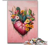Puzzle Cœur de Plante 1000 pièces pour Adultes et Adolescents, Un Jeu Stimulant, idéal comme Cadeau pour Toute la Famille (50x75cm)