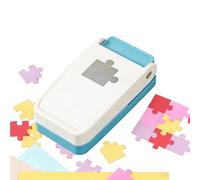 Puzzle Cutter - ABS Metal 12.5x6.5x4.5cm | Jigsaw Puzzle Puncher, DIY Ṕuzzle Piece Cutter, Scrapbook Craft Punch | For Scrapbooking Picture Photo Craft Project Card Making Use