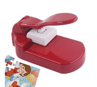 Puzzle Cutter Machine - 20.6x10.6x12.4cm | DIY Jigsaw Puzzle Making Tool with 10 Papers | Picture Photo Cutter Arts and Crafts Machine for Creating Custom Jigsaw Puzzĺe Photo