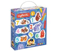 Puzzle CzuCzu do pary. Cyferki 3+ Bright Junior Media