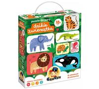 Puzzle Czuczu do pary. Dzikie zwierzątka Bright Junior Media