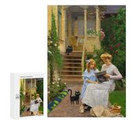Puzzle D’Art Cats with The Two Sisters, 300 PCS, pour Adultes Passionnés, comme Pause Créative pour Les Amateurs Patients, À La Maison