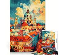 Puzzle d'affiches d'art viennois pour Adultes, 1000 pièces, Stimulation Cognitive, activité de Loisirs, Format idéal, Cadeau Parfait (38x52cm)