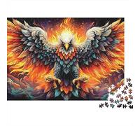Puzzle d'aigle Divin de Flamme 1000 pièces Puzzles du Royaume Secret de Nébuleuse Jeu Stimulant Coloré, Stimulant pour l'esprit Carton Recyclé 100% pour Adultes et Adolescents 52x38cm/1000 pièces