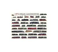 Locomotives À Vapeur - Puzzle 1000 Pièces