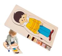 Puzzle d'anatomie, Corps Humain pour Les, Modèle du Corps Humain pour Les, Squelette détaillé interactif éducatif pour Les expériences Pratiques de développement cognitif pour Le développement cogni