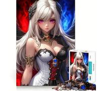 Puzzle d'ange ailé pour Adultes,1000 pièces,Jeu Stimulant l'esprit,Format Uniforme,pièces précises,idéal pour Les Voyages (50x75cm)