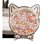Puzzle d'animaux, décoration de table d'animaux, puzzle en bois encadré - Pour salon, bureau, chambre à coucher, vitrine, couloir, présentation comme décoration